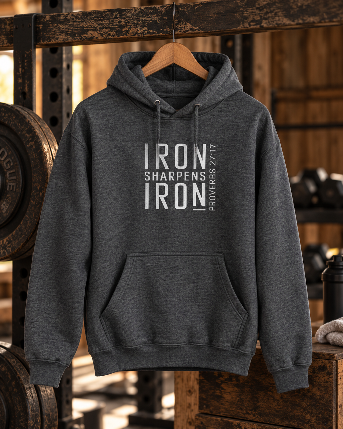 Iron Sharpens Iron . Bible Inspired Sweatshirt