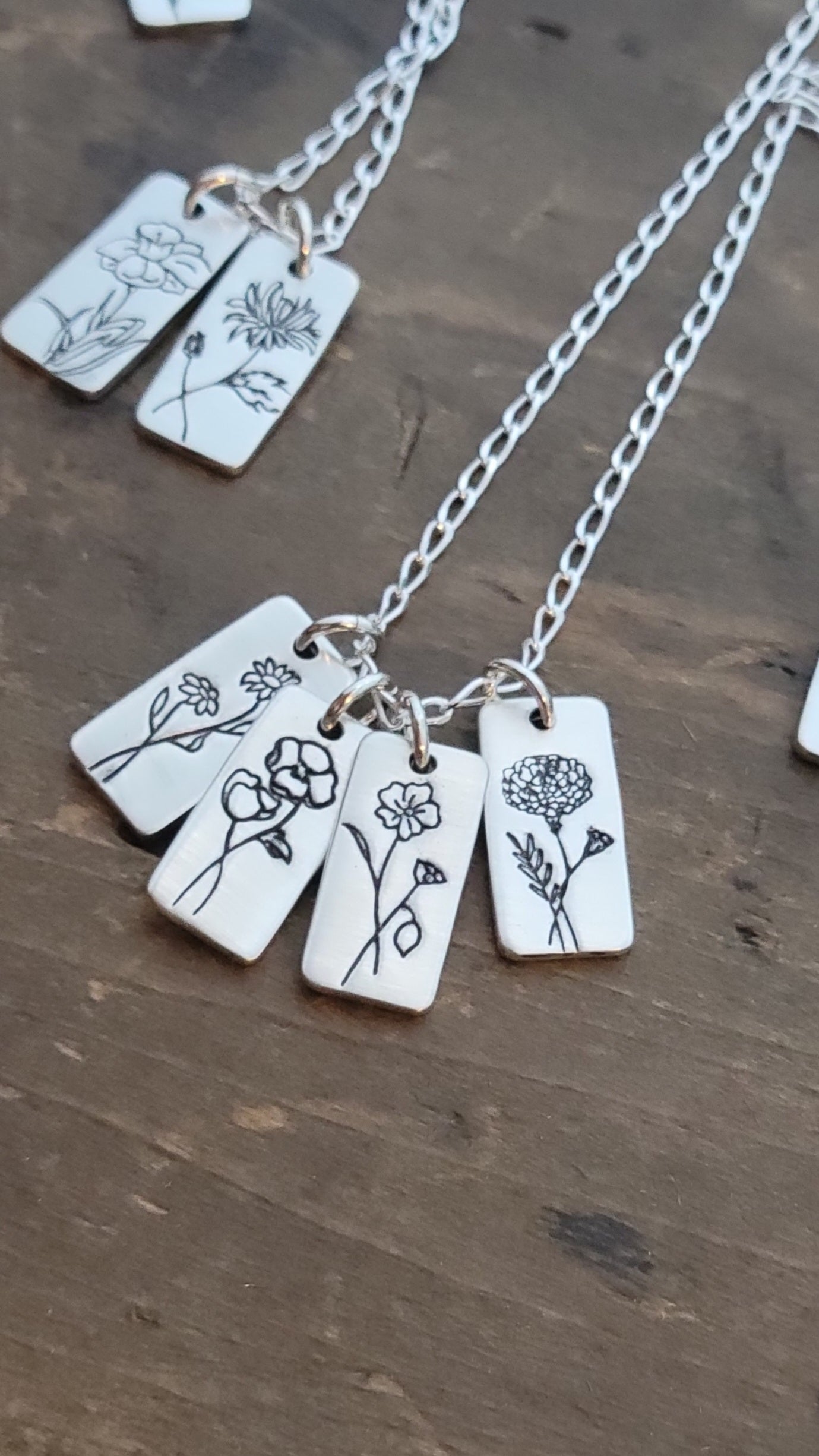 Birth Flower Jewelry