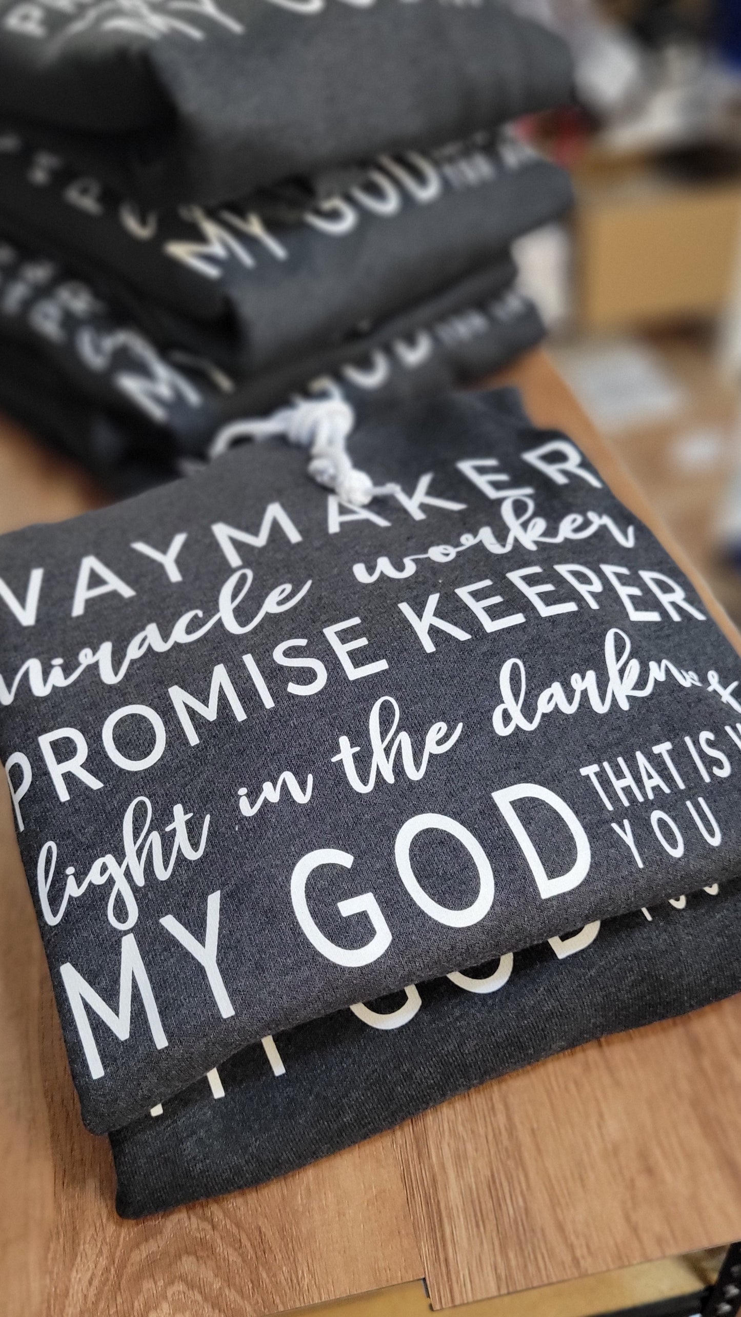 Waymaker Hoodie Sweatshirt. Christian Apparel . Bible Verse Clothing . Christian Retreat Clothing . Youth Group Hoodie