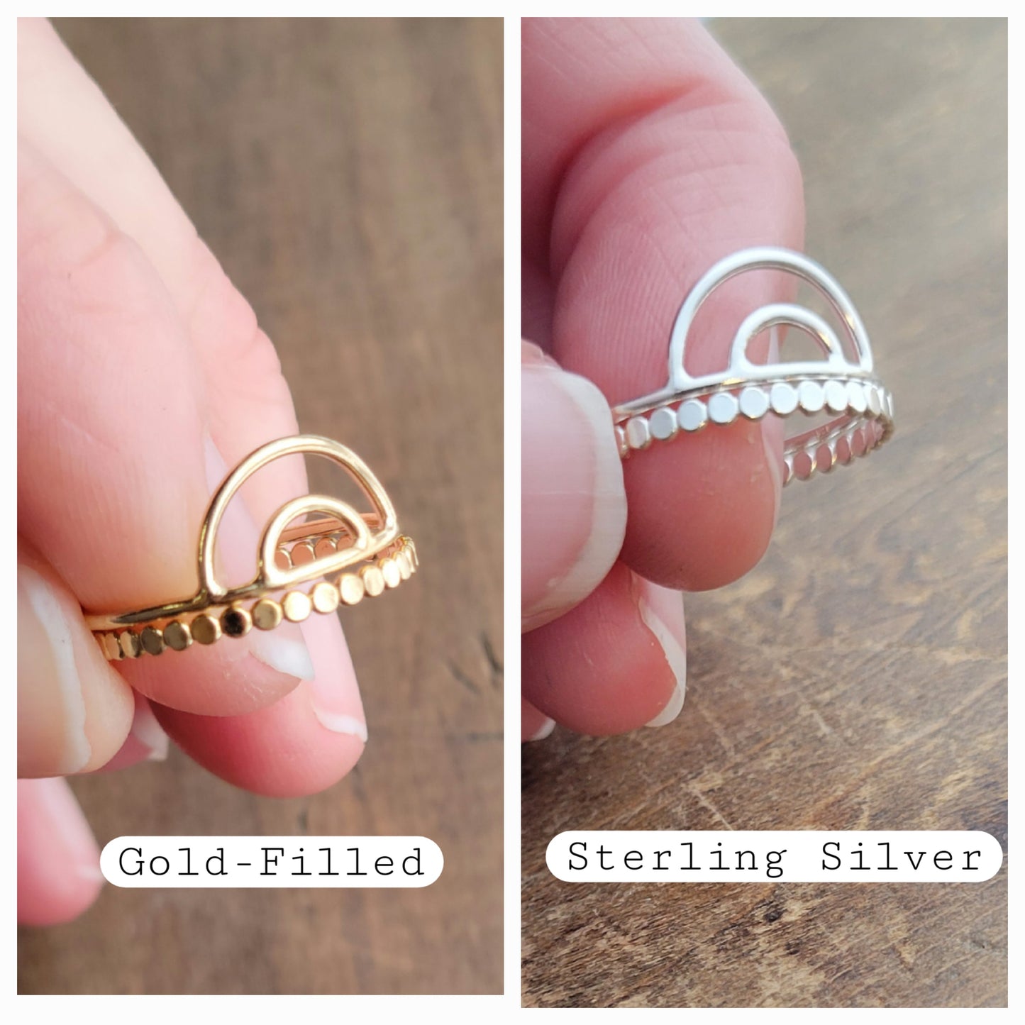 You Make The World A Better Arch Ring Set