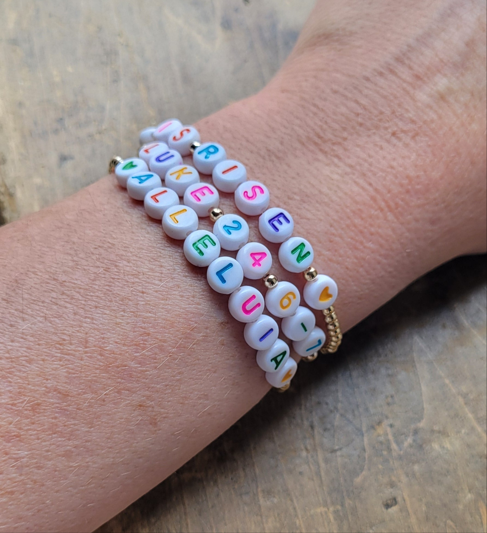 Custom 14K Gold-Filled Beaded Bracelets
