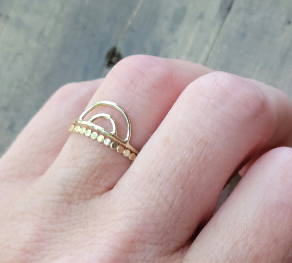 You Make The World A Better Arch Ring Set