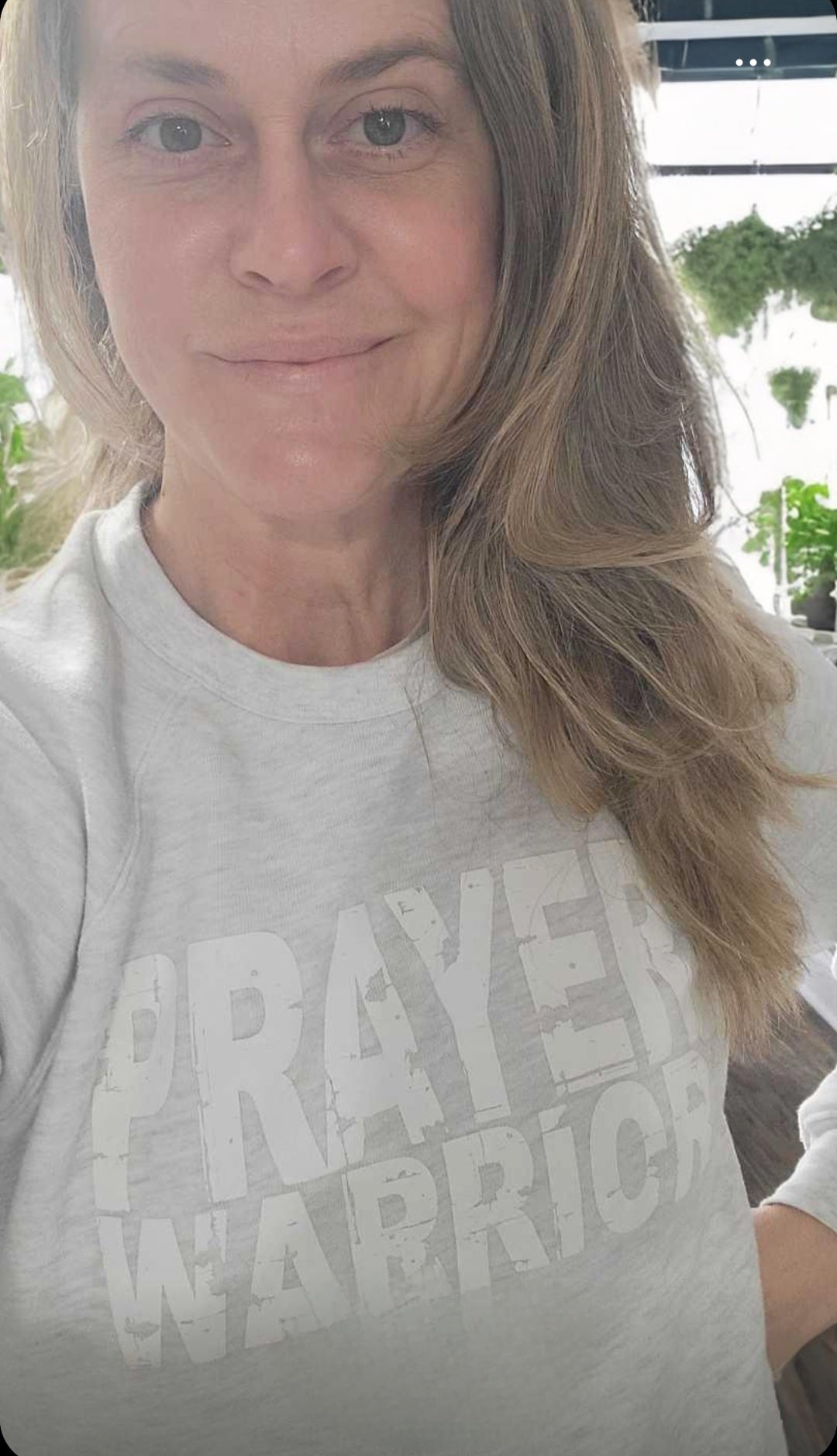 Prayer Warrior Sweatshirt . Christian Crew Neck for Her
