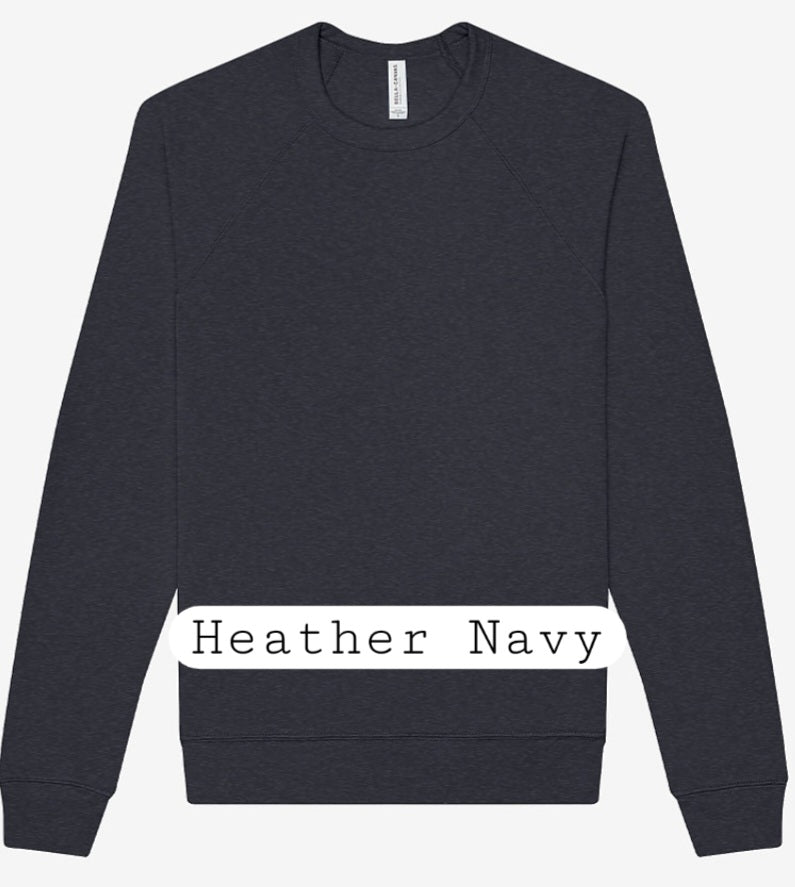 Merry + Bright Sweatshirt . Christmas Spirit Wear