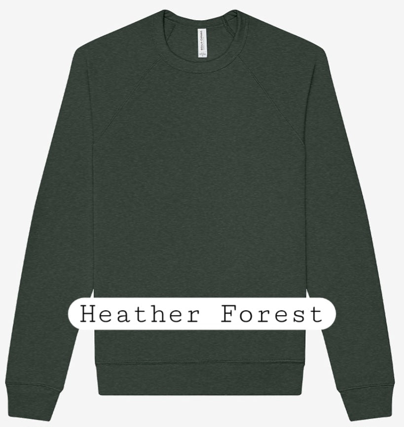Merry + Bright Sweatshirt . Christmas Spirit Wear