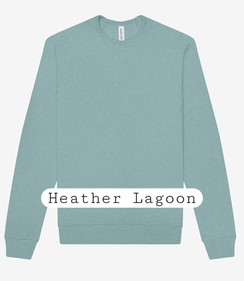 Merry + Bright Sweatshirt . Christmas Spirit Wear