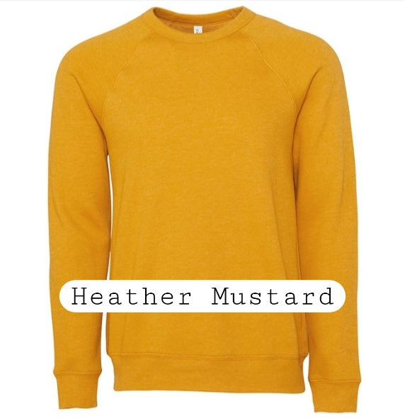 Merry + Bright Sweatshirt . Christmas Spirit Wear