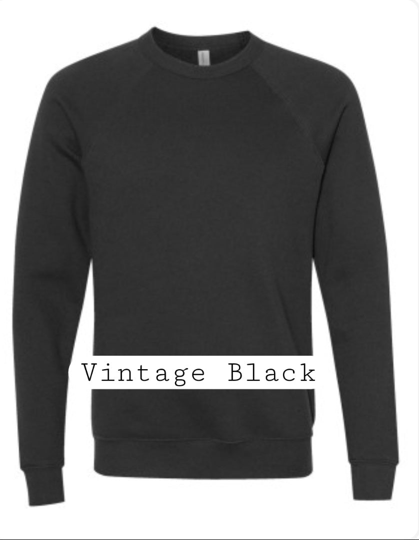 Merry + Bright Sweatshirt . Christmas Spirit Wear