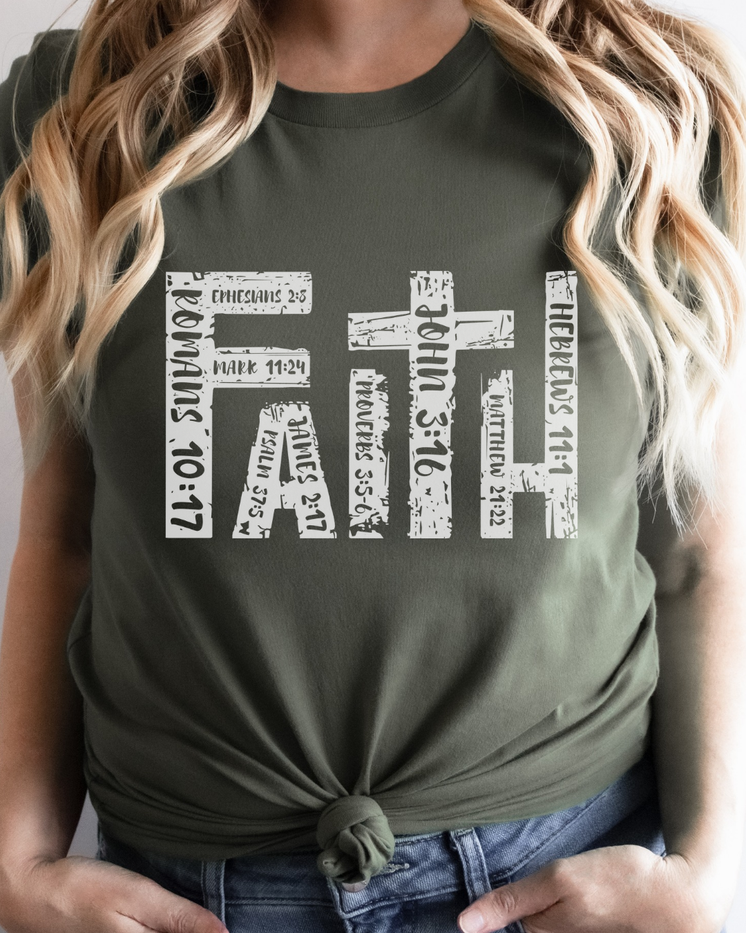 FAITH in Gods Word T-Shirt • Christian Apparel • White Print