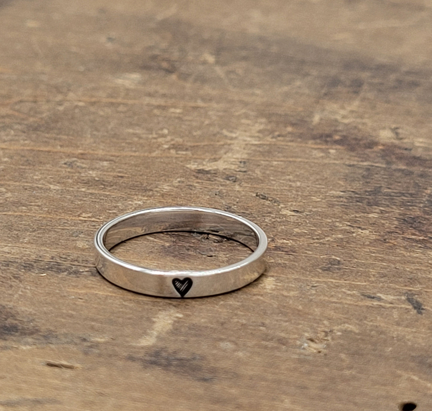 Personalized Sterling Name Stacking Ring