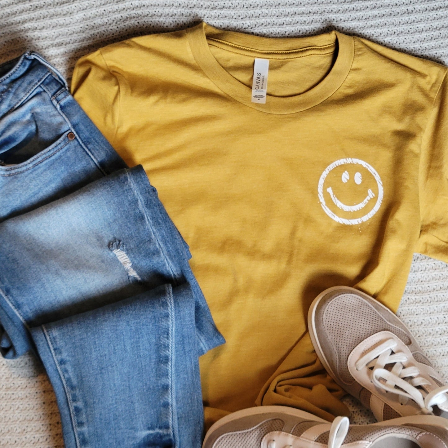 Nice People Smiley Face T-Shirt . Christian Faith Inspired Tshirt