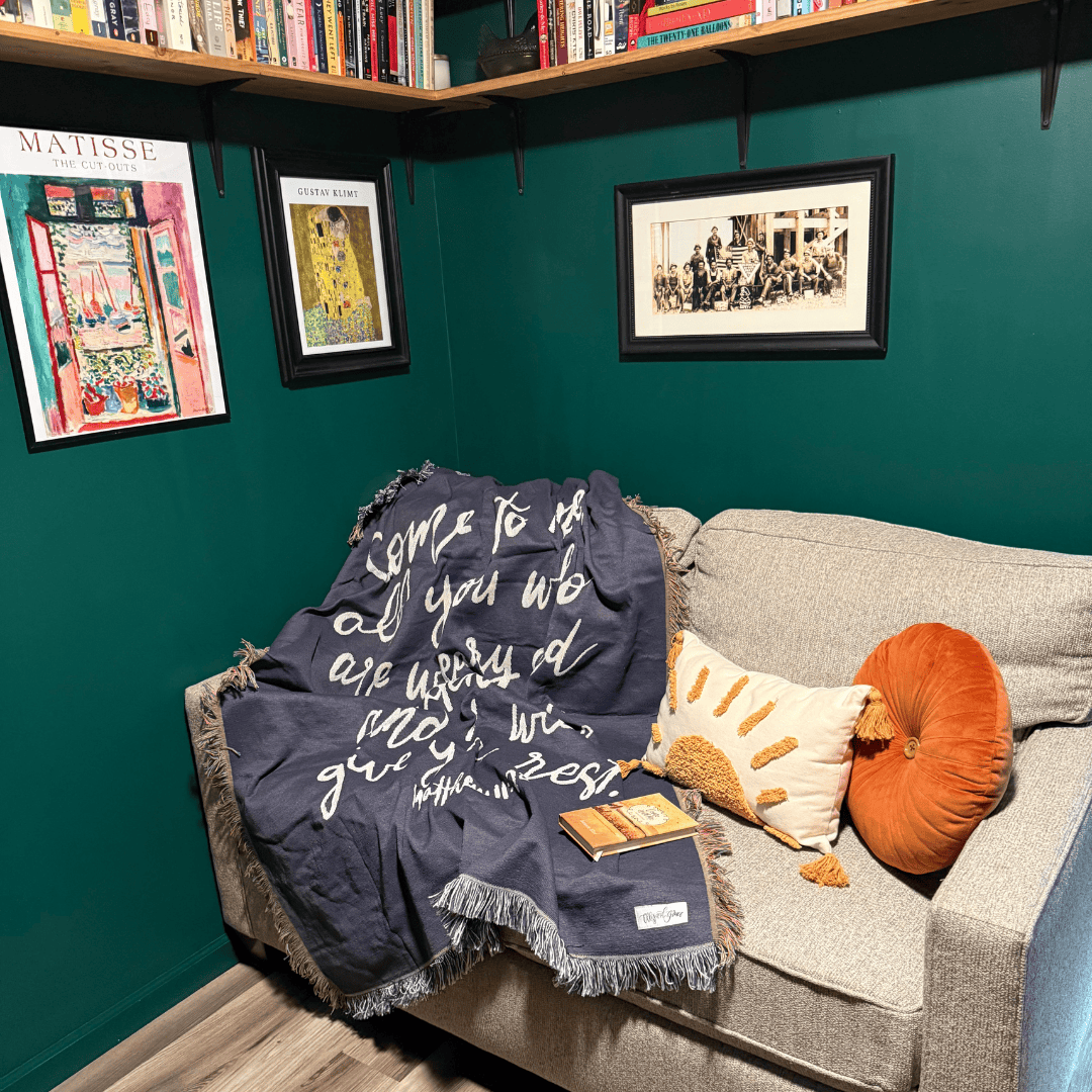 Come To Me Woven Blanket by Elly and Grace