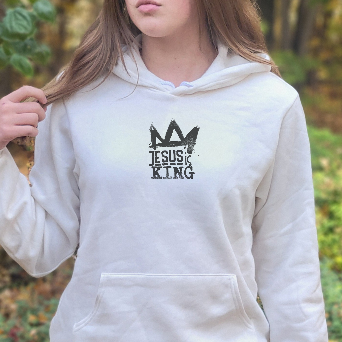 Jesus Is King .  Bible Inspired Sweatshirt