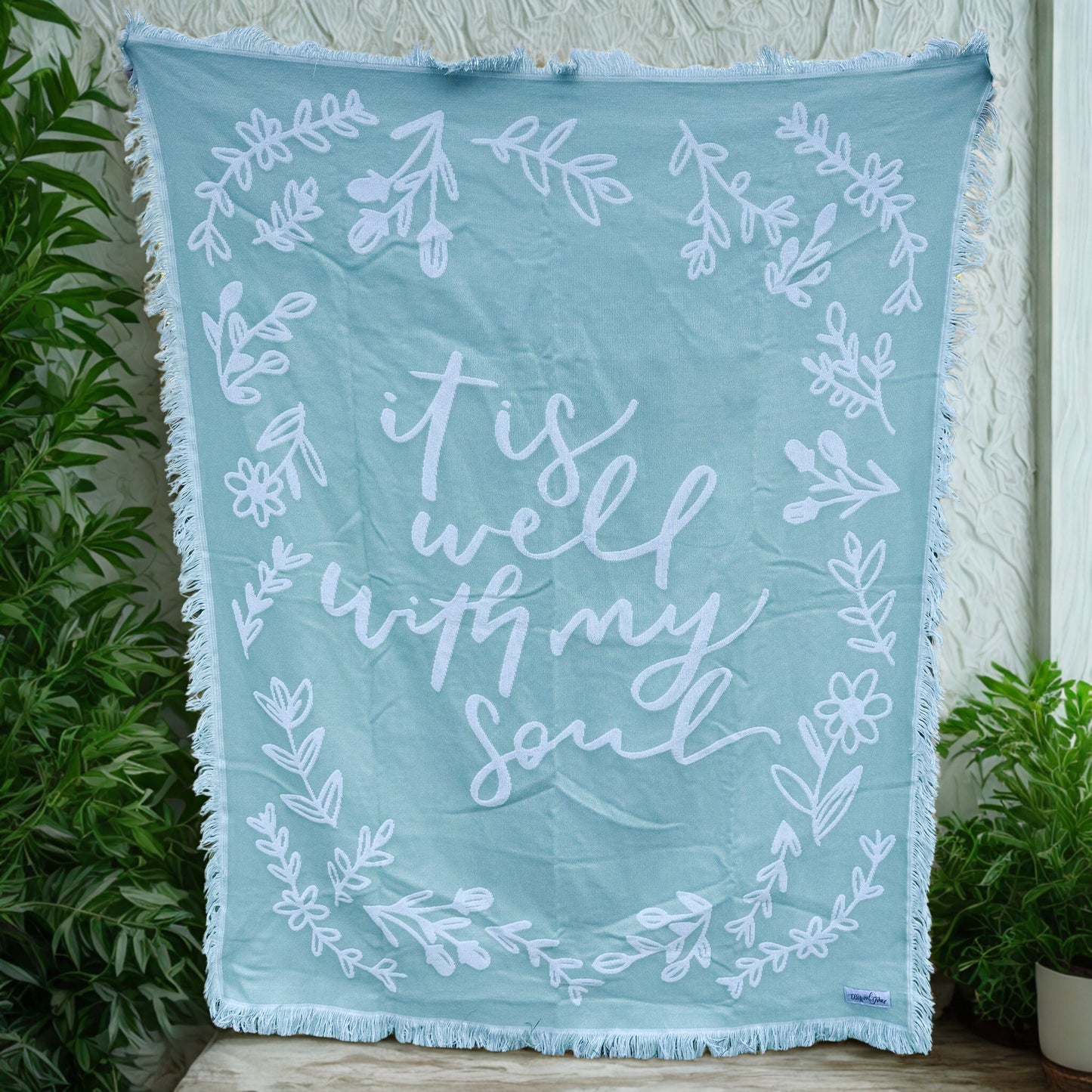 It Is Well Woven Blanket