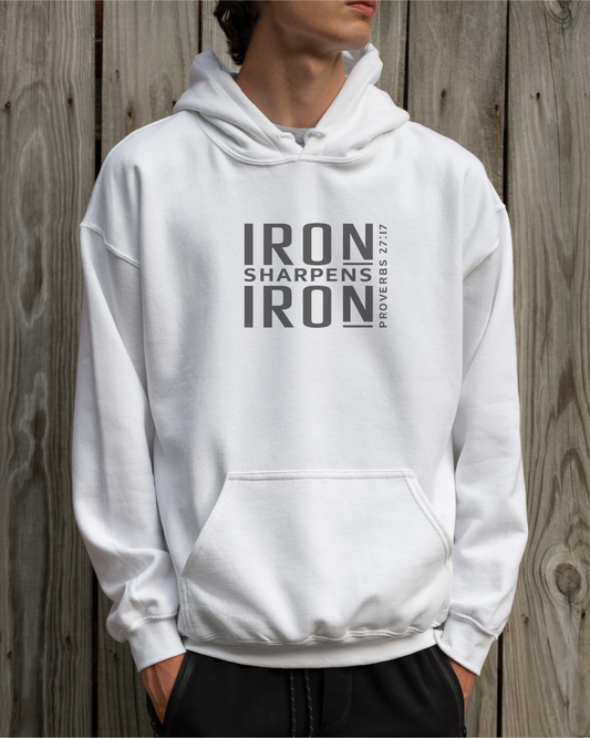 Iron Sharpens Iron .  Bible Inspired Sweatshirt