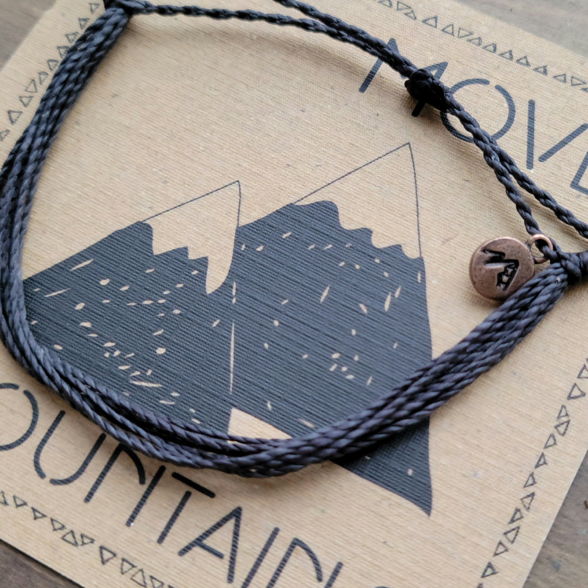 Mountain Themed String Bracelet