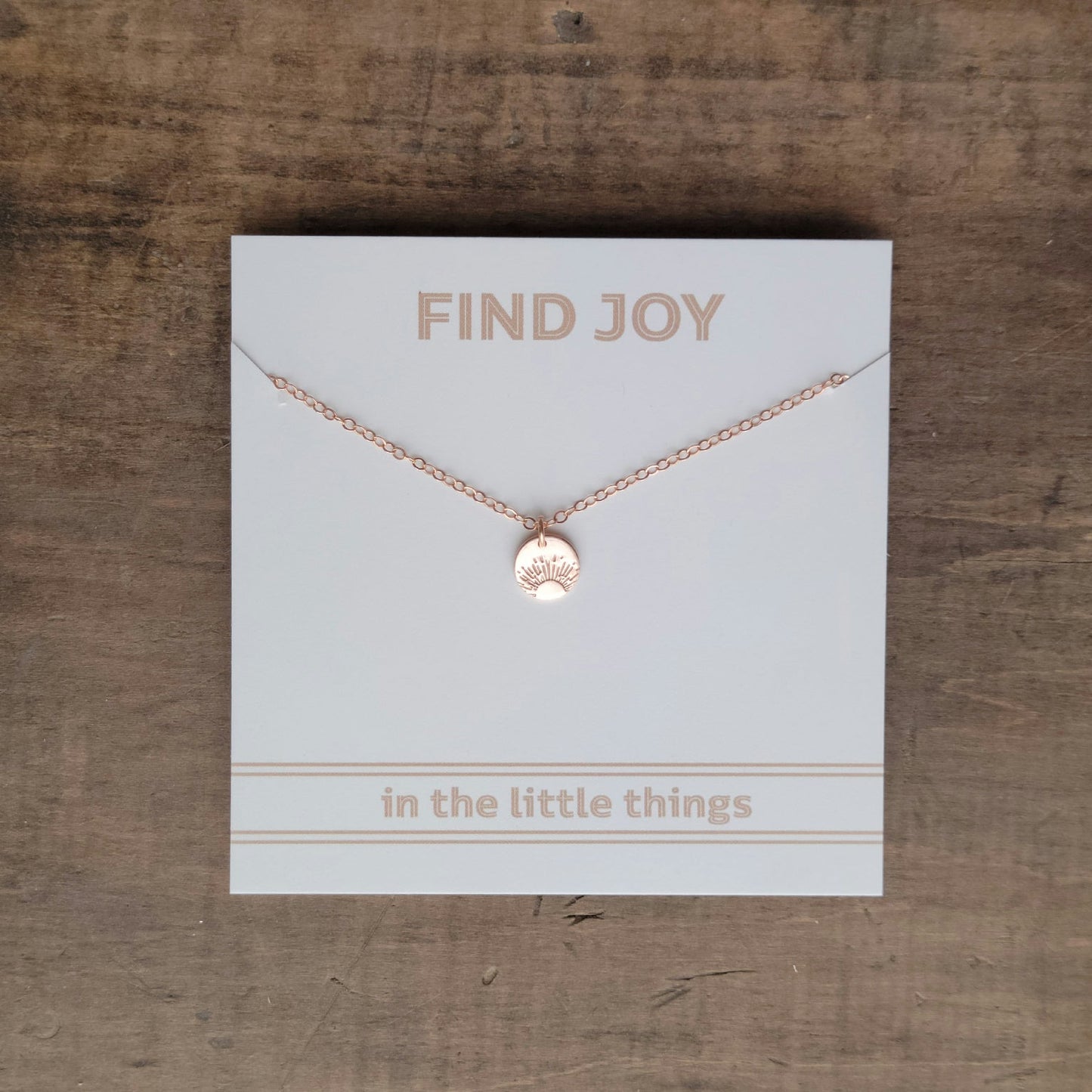 Tiny Joy Sunburst Necklace . Beach Vibes Good Vibes Only Jewelry