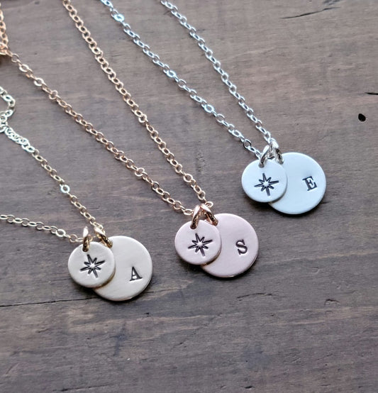 Northstar Initial Necklace
