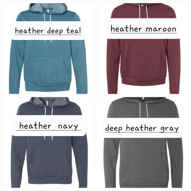 Hoodie Color Options