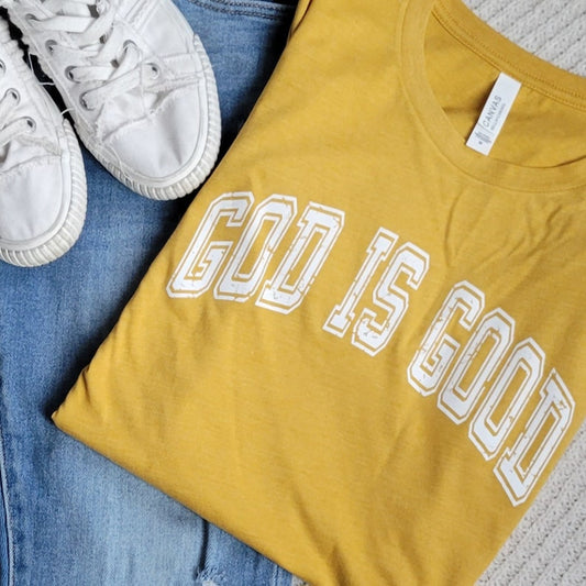 God is Good Women's T-Shirt . Christian Faith Inspired Clothing