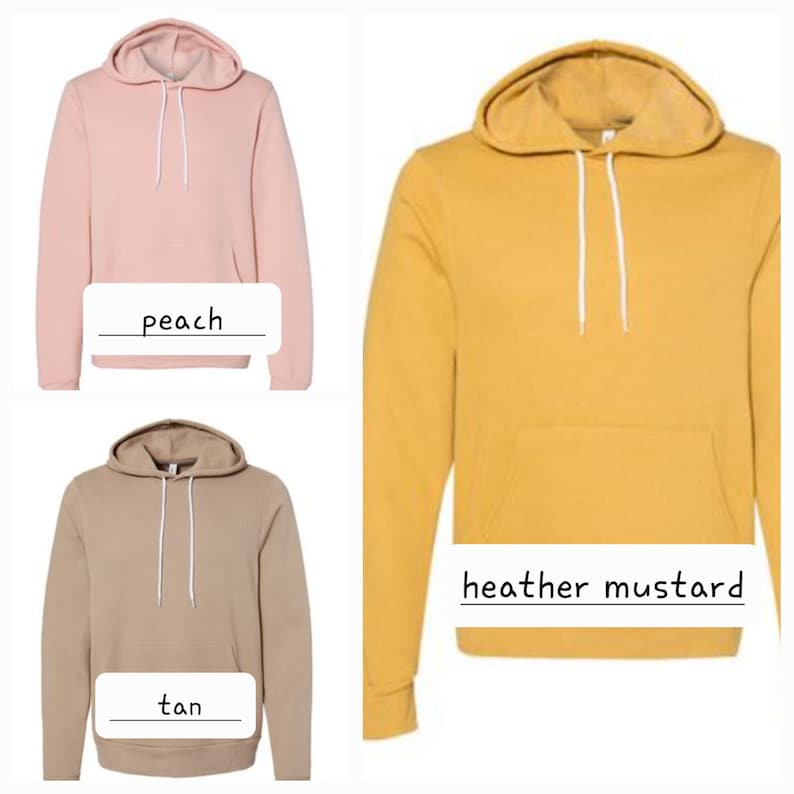 Hoodie Color Optoins