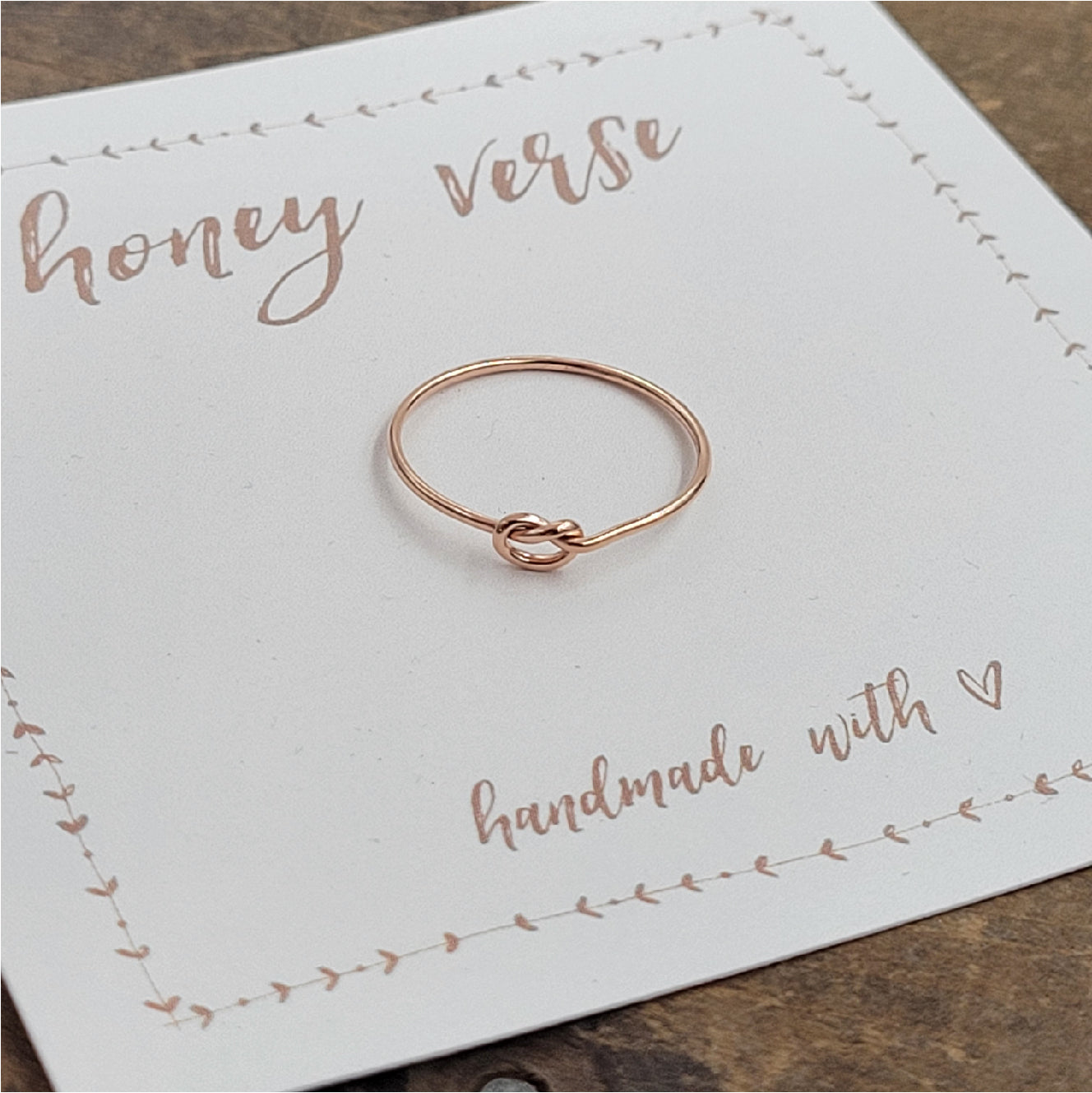 Tiny Knot Ring . Delicate Minimalist Knot Stacking Ring . Knotted Wire Stacking Ring . Valentines Jewelry . Gift for her . Anniversary